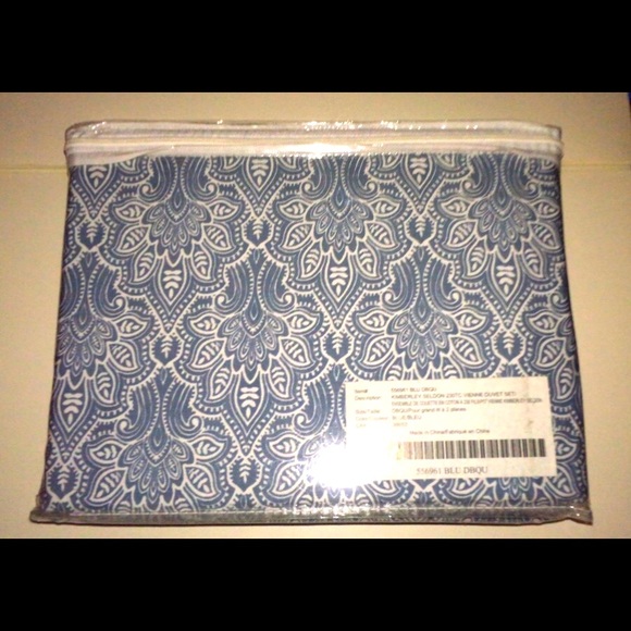 Other - Kimberley Seldon Full/Queen Duvet Cover Set 3Pc New